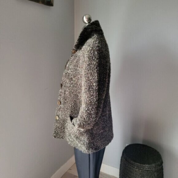 Vintage Wool Blend Blazer/ Coatigan Jacket Women’s Sz 10 - Picture 5 of 12